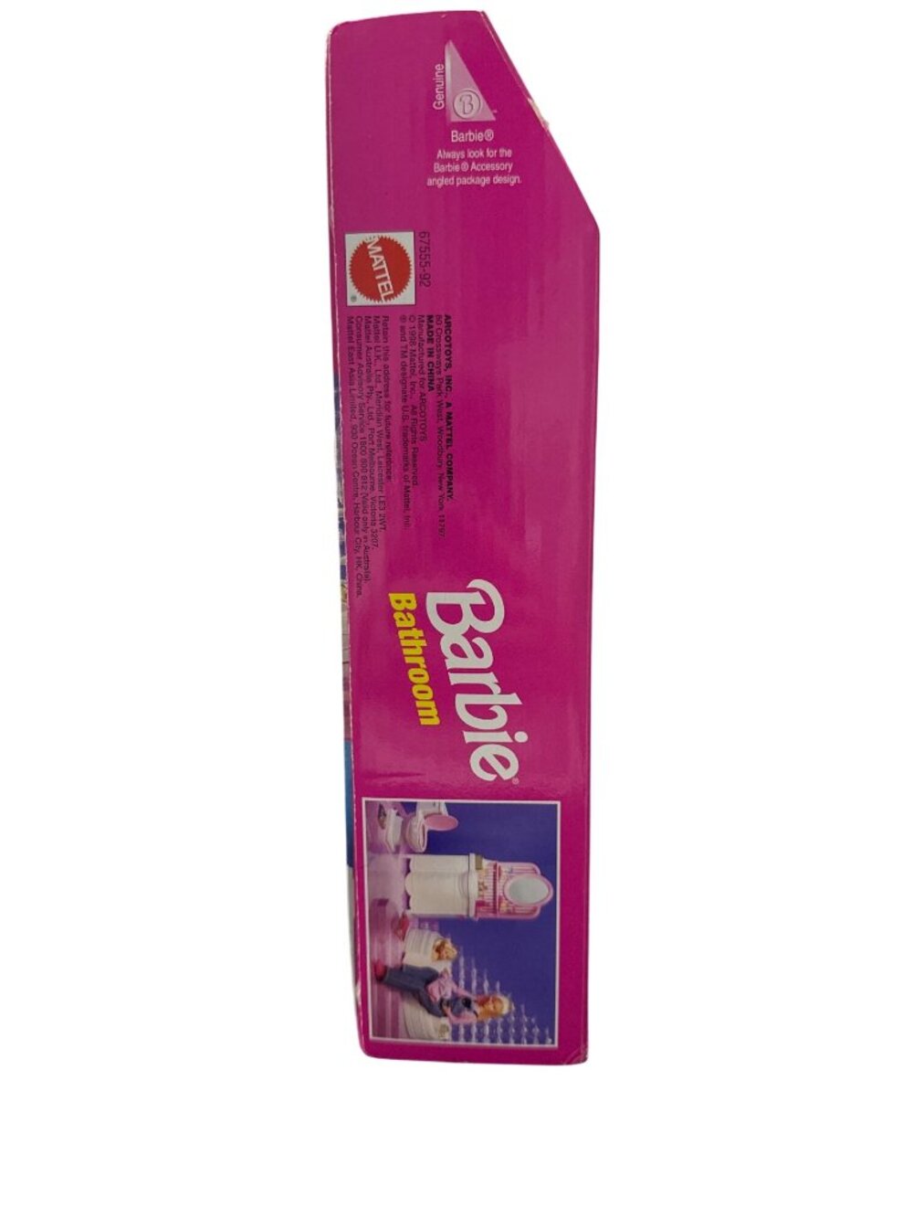 Barbie Bathroom Playset Folding Pretty House Accessories Mattel 1998 Vintage New - Picture 3 of 6